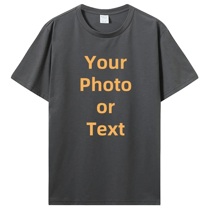 Custom T-shirt Customized Tshirt Personalized T Shirt Diy Print Your Photo.