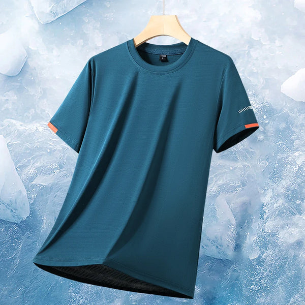 Summer Men's Outdoor Comprehensive Training Sweat Wicking T-shirt Trendy.