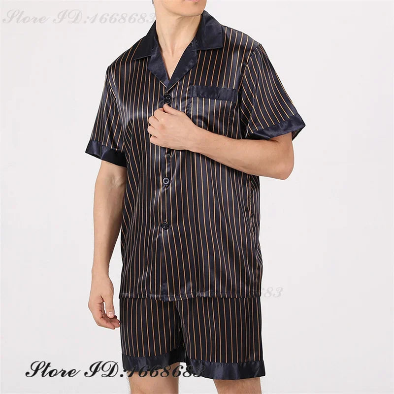 Men’s Sleepwear 2Pcs Pajamas Set.