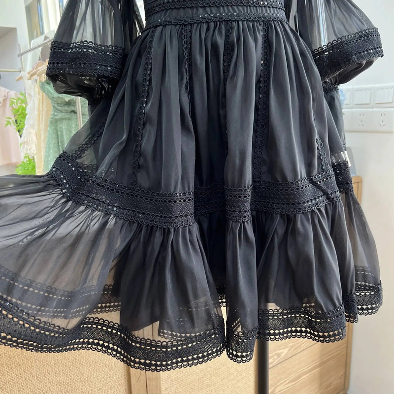 Luxury Organza Prom Evening Dresses Women Summer Autumn.