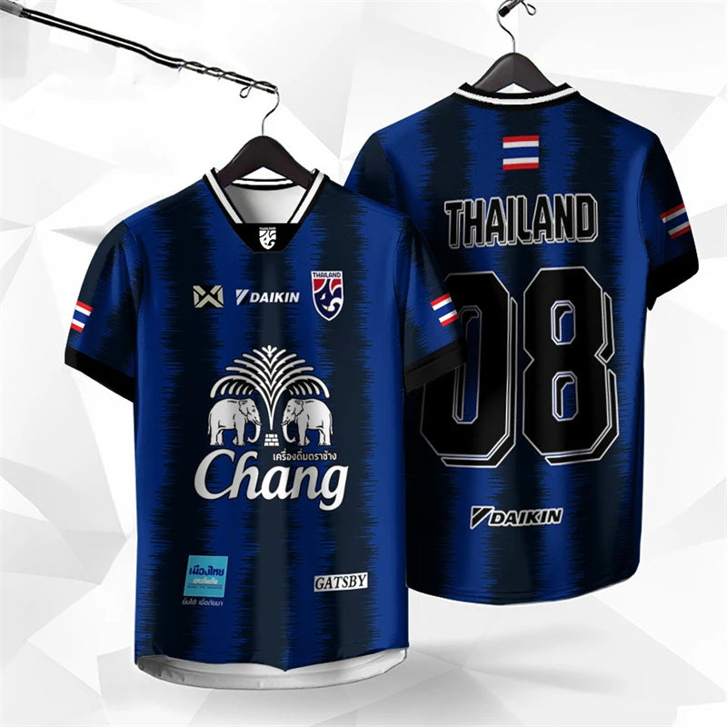 Thailand Chang Elephant 3D Printed Short-sleeved Summer Street T Shirt Man High Quality Men's And Women's.