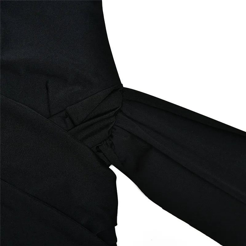 Mozision Turtleneck Sleeveless Sexy Mini Dress For Women.