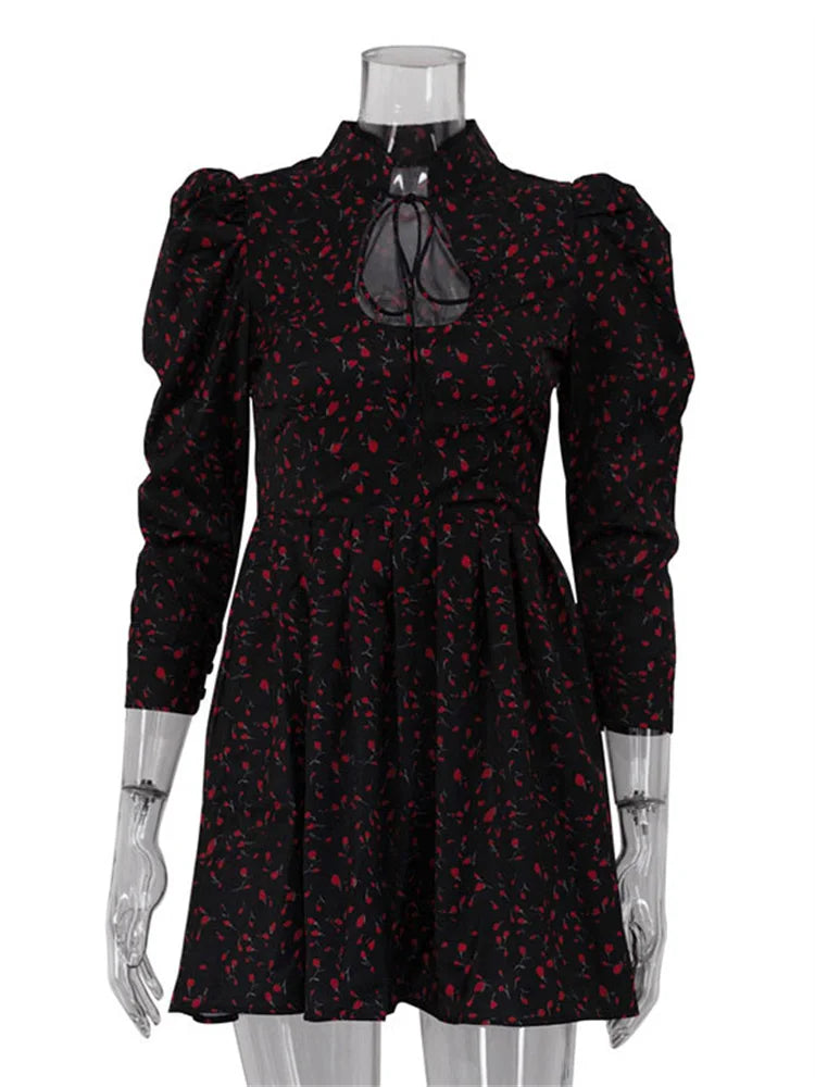 Women’s Tossy Printed Lace-Up Fashion Dress.