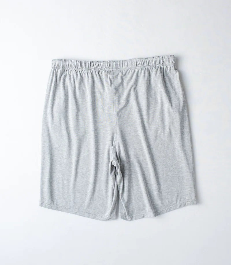 Modal Cotton Pajamas Suit Summer Men's Thin Loose Short-sleeved Shorts.