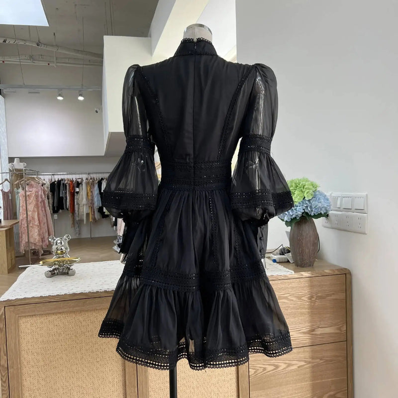 Luxury Organza Prom Evening Dresses Women Summer Autumn.