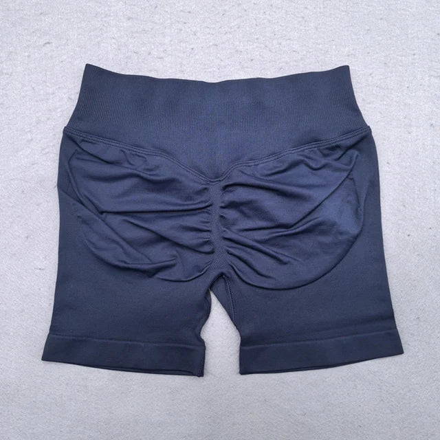 Shorts Set 2 Pieces Seamless Yoga Set Workout Tracksuit Women Halter Sport.
