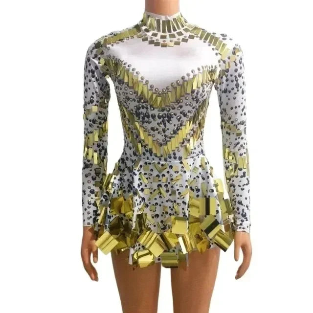 Nightclub Party Celebrate Dress Women Dancer Performance.