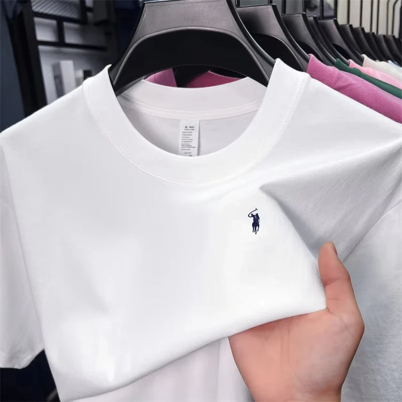 pure cotton high-end short-sleeved T-shirt, summer designer brand.