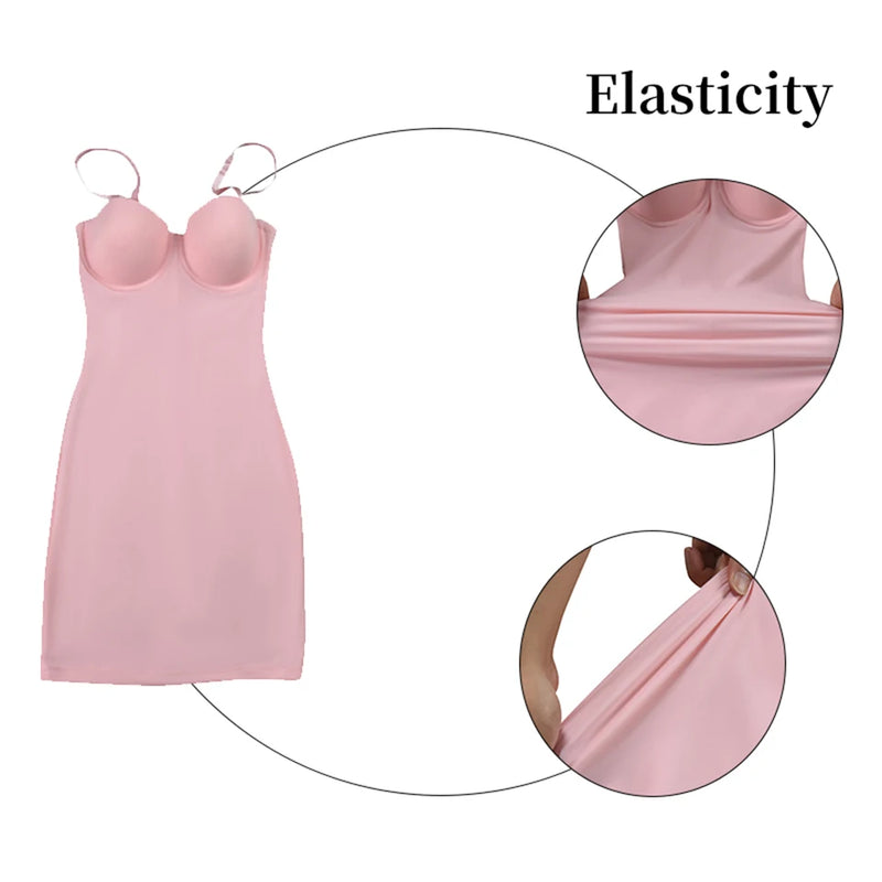 Short Bodycon Dress Backless Skinny Straps Solid Casual Sexy for Women.