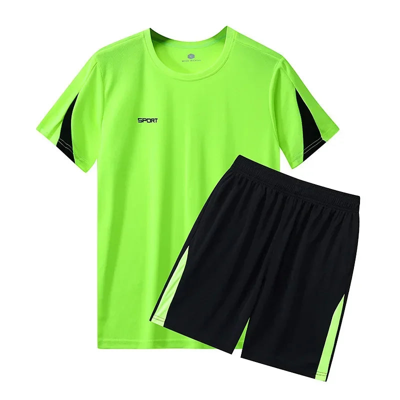 Men Running Summer Latest Sportswear Polyester Printed T-shirt.