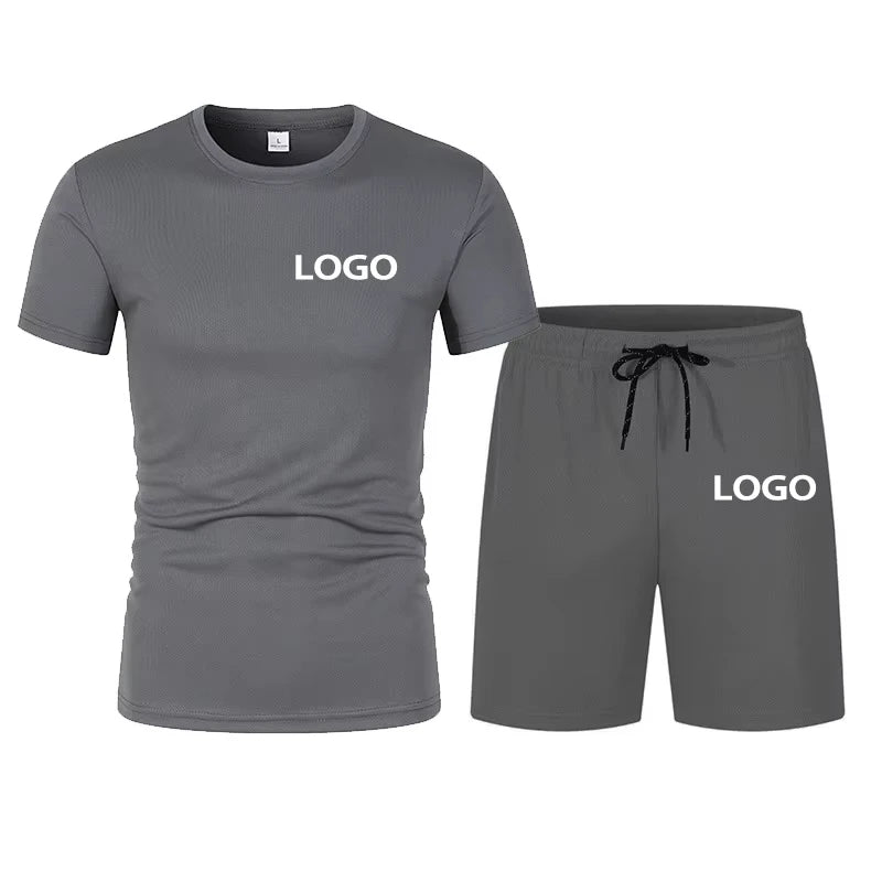 Customized Logo Your Design Short Sleeved DIY Men's Sports.
