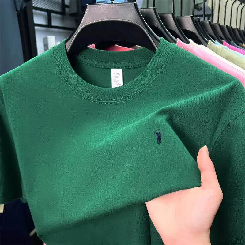 pure cotton high-end short-sleeved T-shirt, summer designer brand.