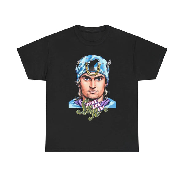 Jojo 7 Steel Ball Run Anime Pattern Charlie Kirk and Gyro Zeppeli Cotton T-shirt.