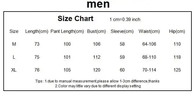 Men's Autumn Winter Pajama Sets Japanese Style.