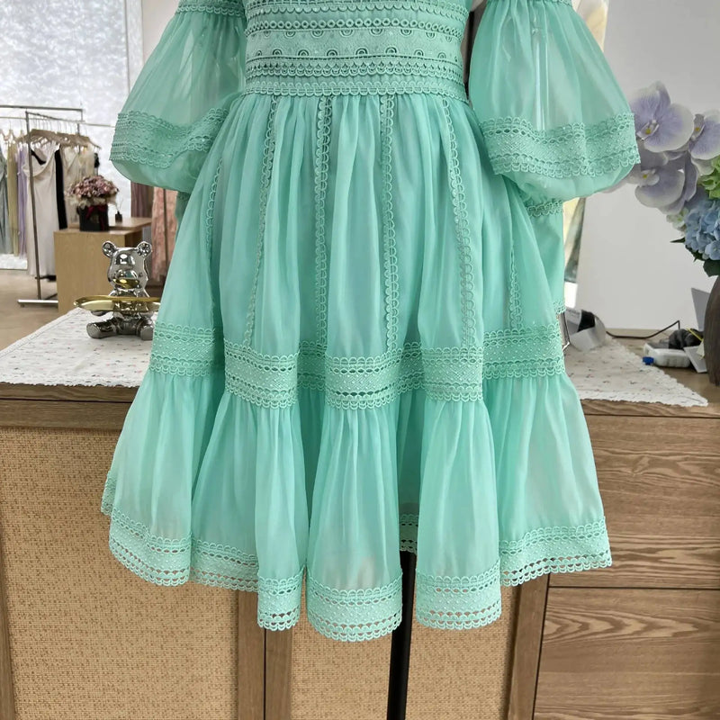 Luxury Organza Prom Evening Dresses Women Summer Autumn.