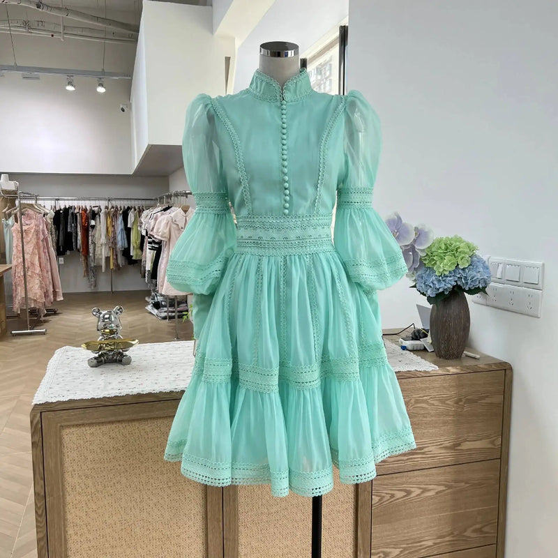 Luxury Organza Prom Evening Dresses Women Summer Autumn.