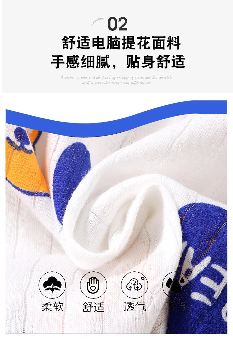 Kids Sleeveless Set Summer Cotton Girls' Shorts Pajamas Korean Style Boys.