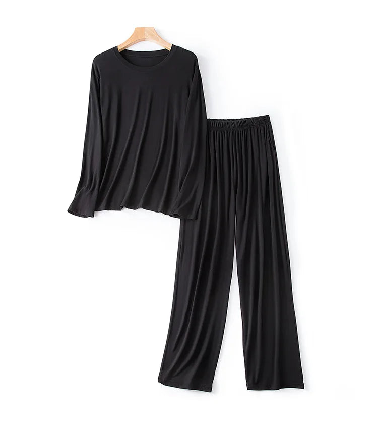 Men's Pajamas Set Plus Size Modal Soft Sleepwear.