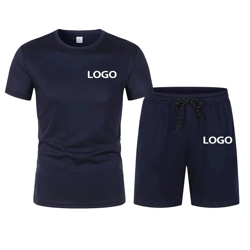 Customized Logo Your Design Short Sleeved DIY Men's Sports.