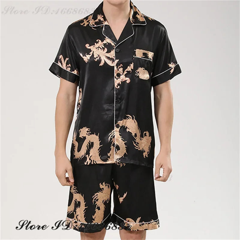 Men’s Sleepwear 2Pcs Pajamas Set.