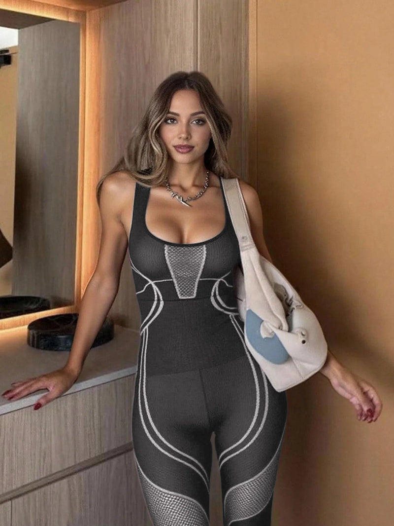 Women's Sports Yoga Jumpsuit Leisure Fitness Yoga Jumpsuit Yoga Training Suit Fitness.