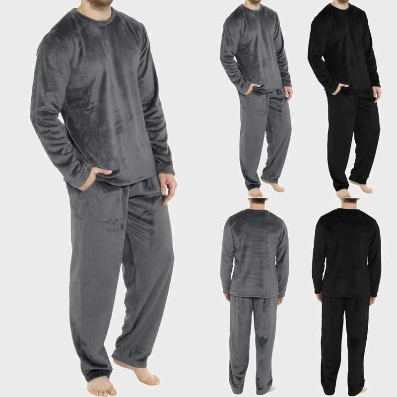 Winter Men's Suit Couples Coral Fleece Pajamas.