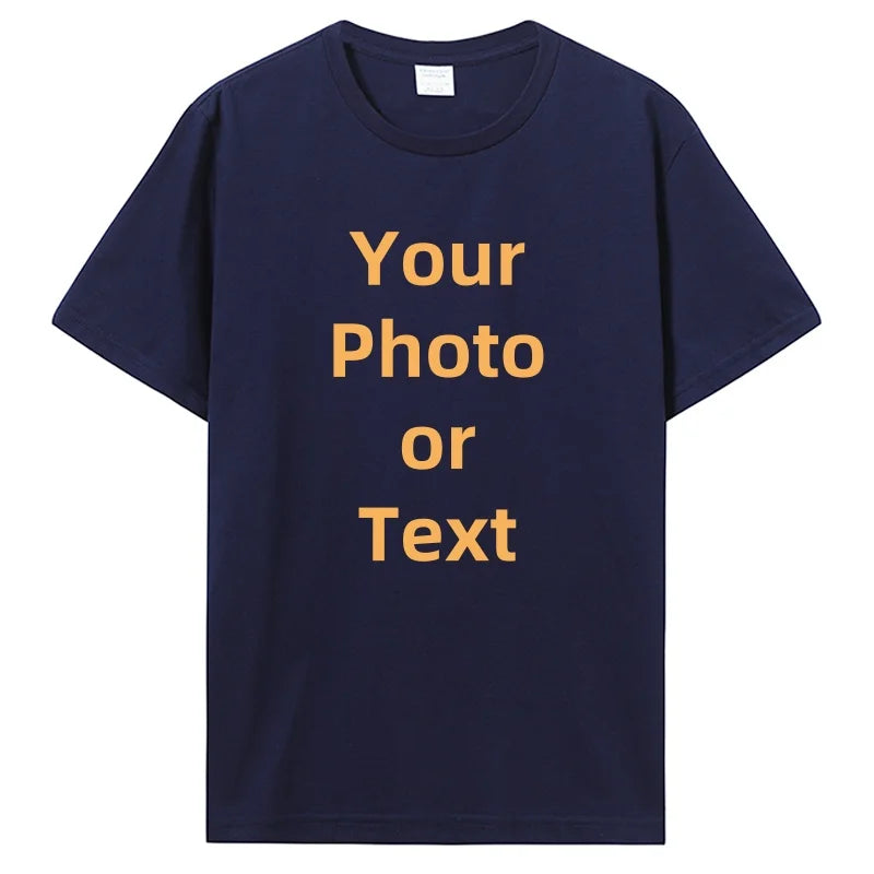 Custom T-shirt Customized Tshirt Personalized T Shirt Diy Print Your Photo.