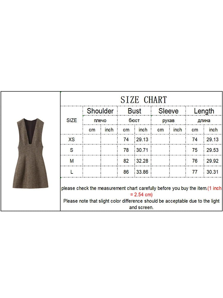 Women's Sleeveless Dress Autumn Winter New Style.
