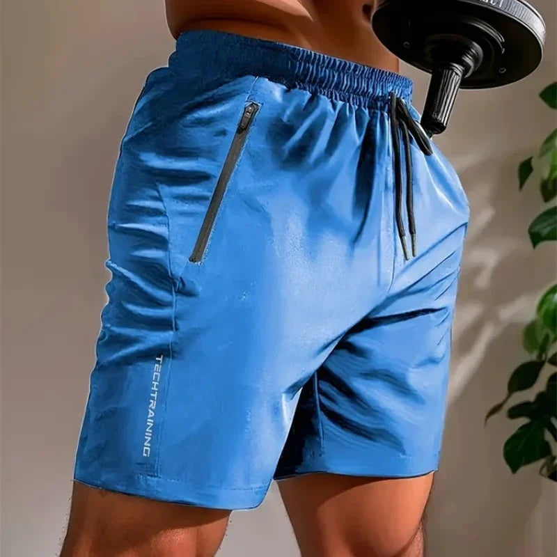 Summer Shorts Men Gym Sport Running Squat Fitness Workout.