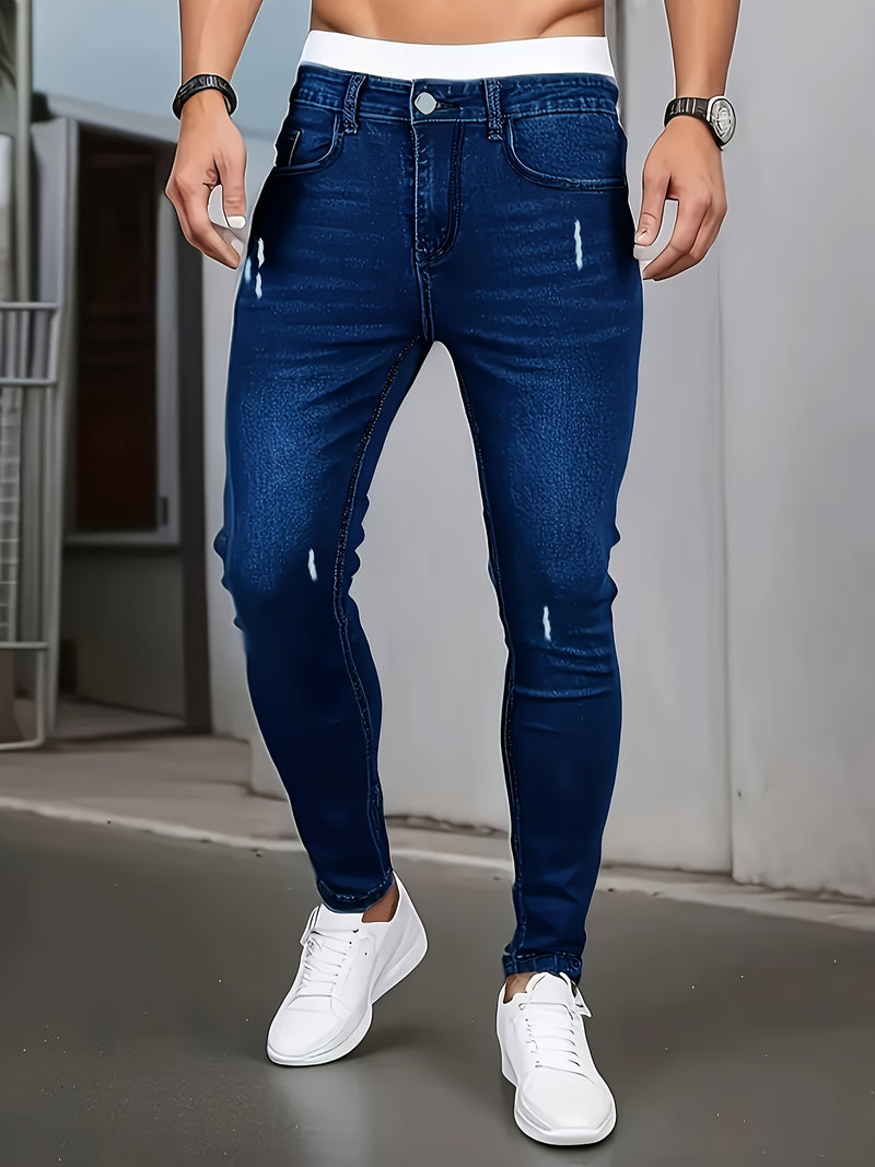 Men's Fashion Stretch Denim Pants, Versatile Classic Gift for All Seasons.