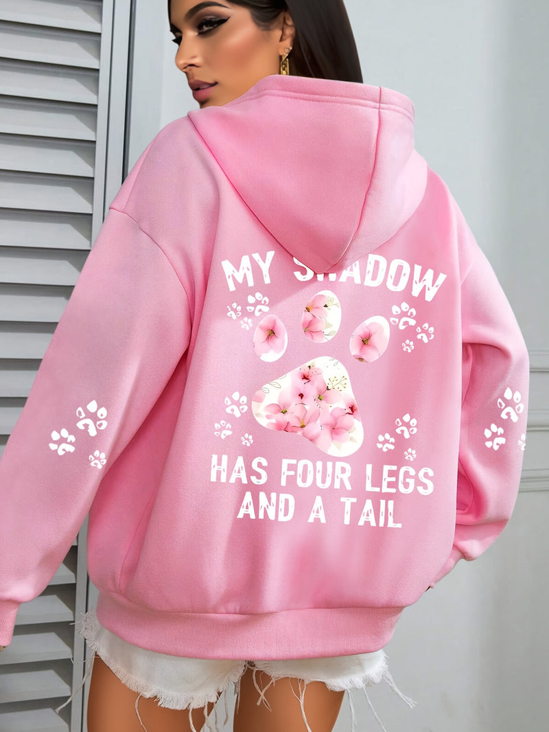 Plus Size - Plus-Size Hooded Pullover Sweatshirt