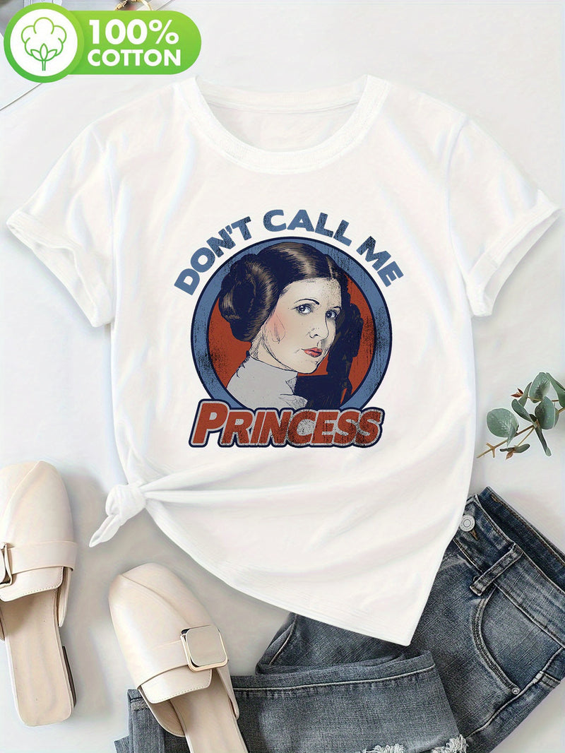 Women’s T-shirt, Short Sleeve Crew Neck Casual.