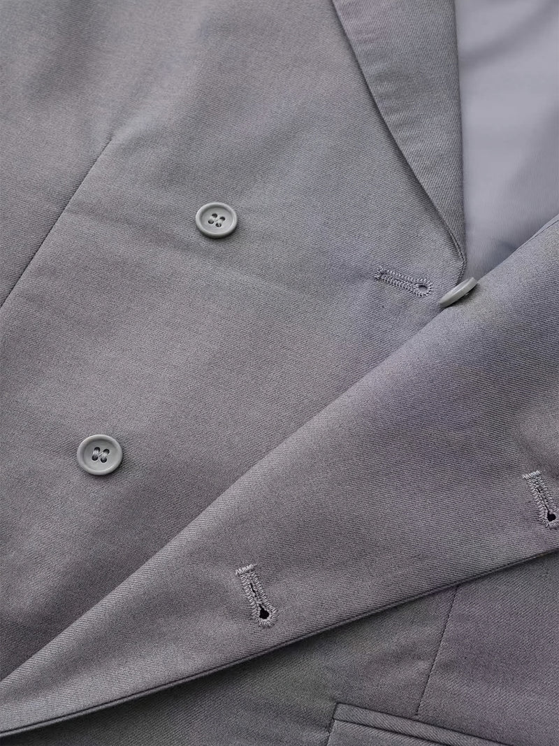 Men's 3pcs Suit Set: Jacket + Vest + Pants, Business Casual.