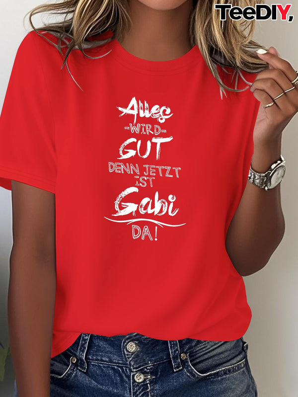 Women's German Name Gabi T-Shirt.