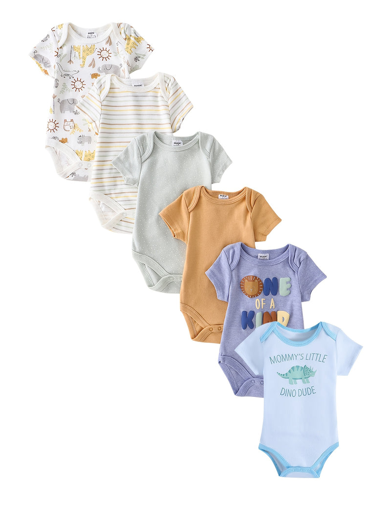 6pcs Spring/summer Children's Romper Set.