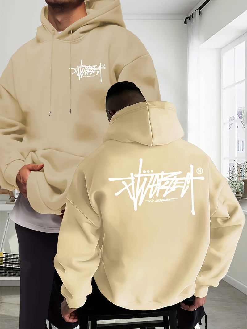 Men's Trendy Autumn-Winter Hooded Sweatshirt.