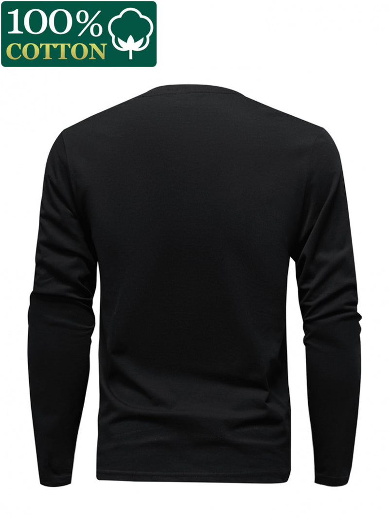 3pcs Men's Long Sleeve T-Shirts.