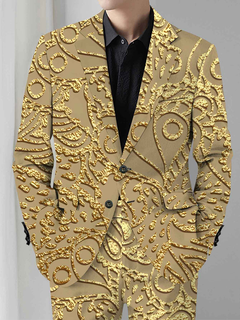Men'S Standard Size Suit Set Featuring Classic for Banquets.