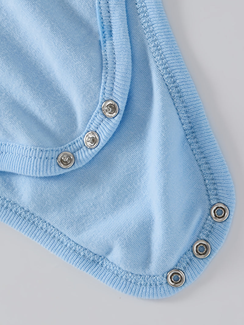 Newborn Baby Romper Short Sleeve Funny Cute Print.