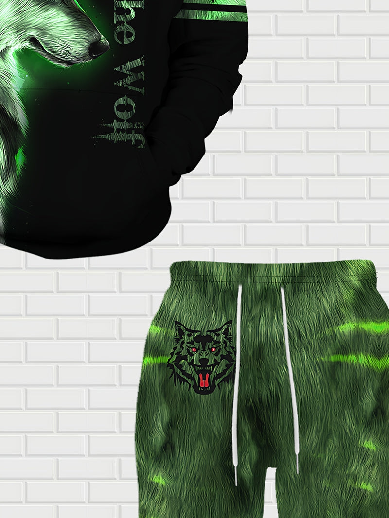 Men's Spring/Autumn Long-Sleeve Casual Sweatshirt Set.