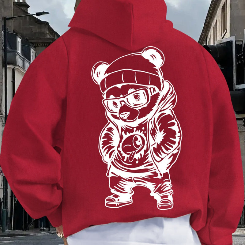 Men's Casual Hooded Sweatshirt.