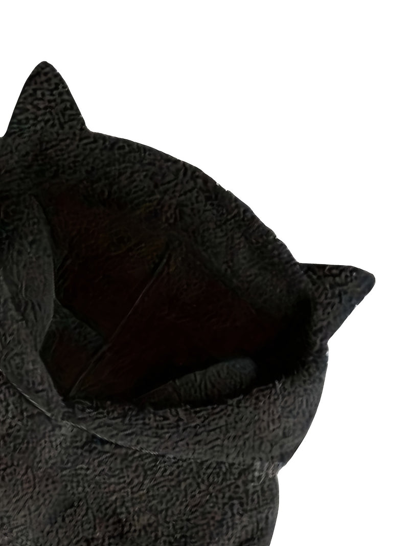 Women's Fashion Fluffy Embroidered Cat Ear Casual Hoodie.