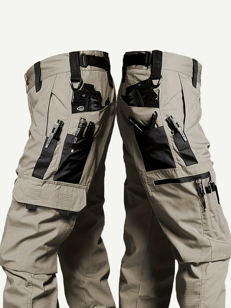Men's Tactical Outdoor Pants - Durable Multi-Pocket Design for Hiking.