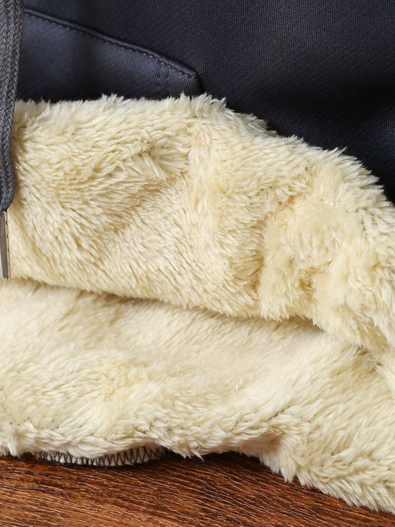 Women's Cozy Fleece-Lined Hoodie with Heart & Paw Print Design.