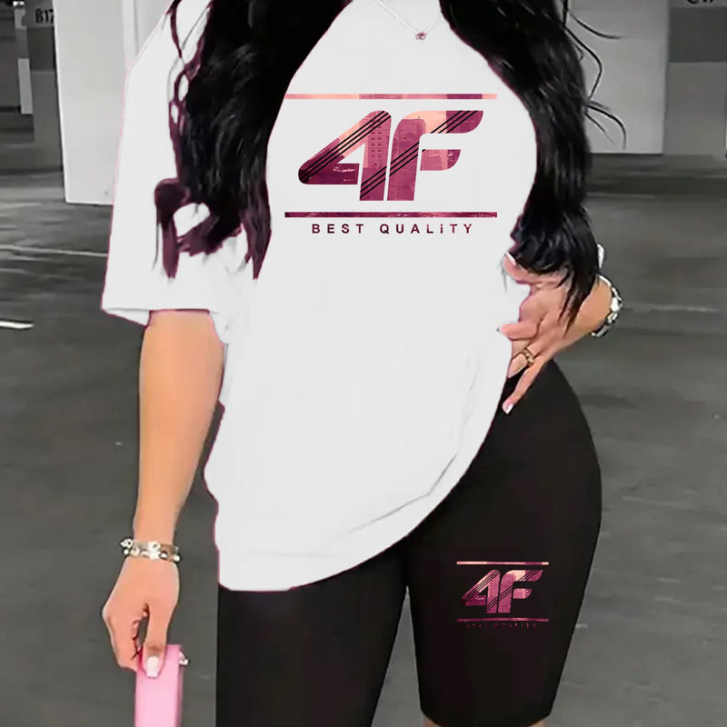 Women's Round Neck Short Sleeve Top.