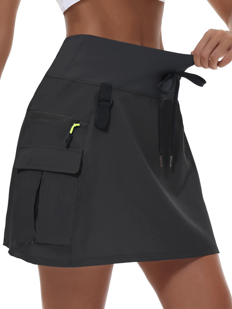 High-Waisted Cargo Shorts for Women Designed for Hiking.