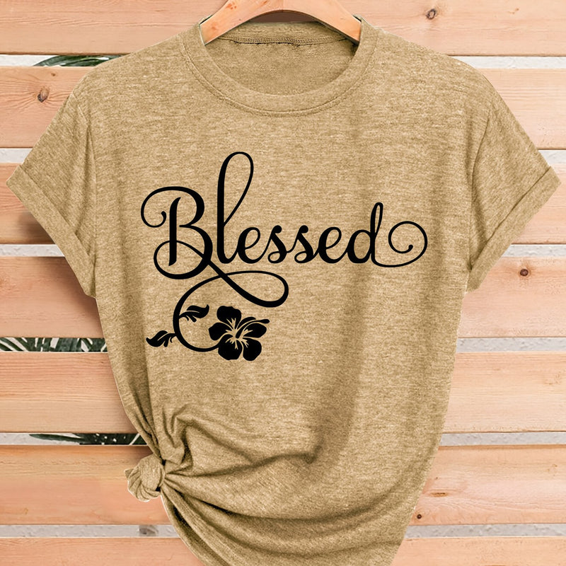 Women's Casual Short Sleeve T-Shirt.