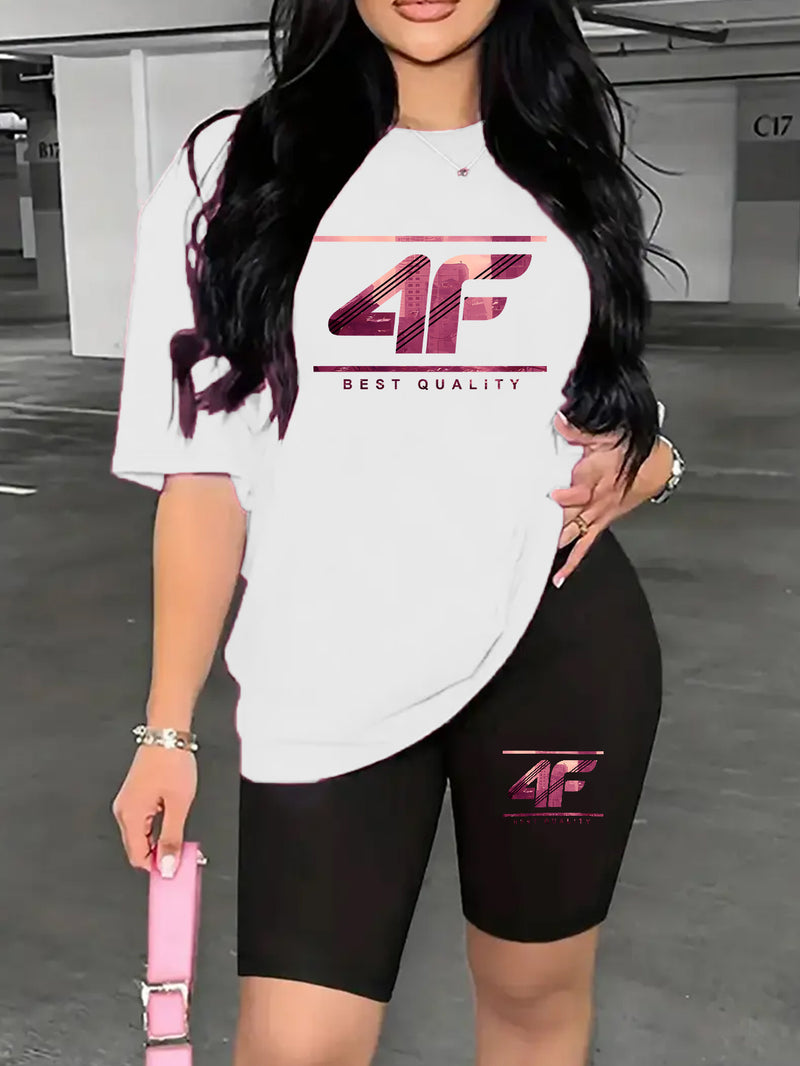 Women's Round Neck Short Sleeve Top.