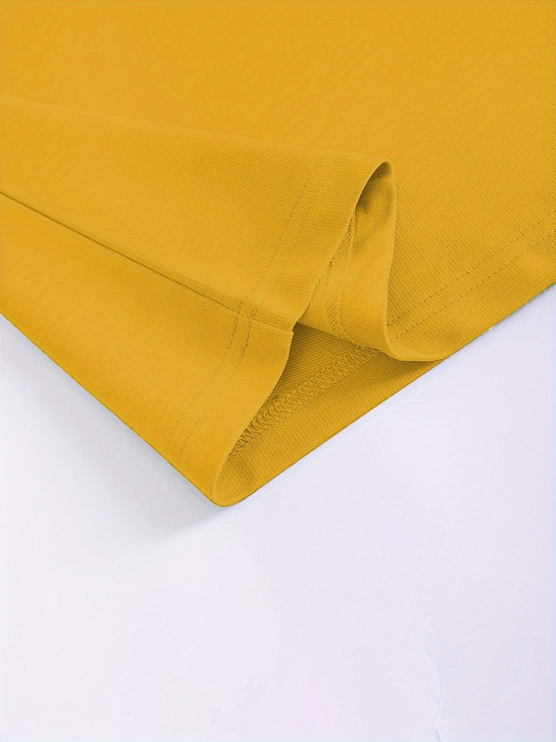 Men'S Poker Card Pattern Summer Casual Crew Neck Short T-Shirt.