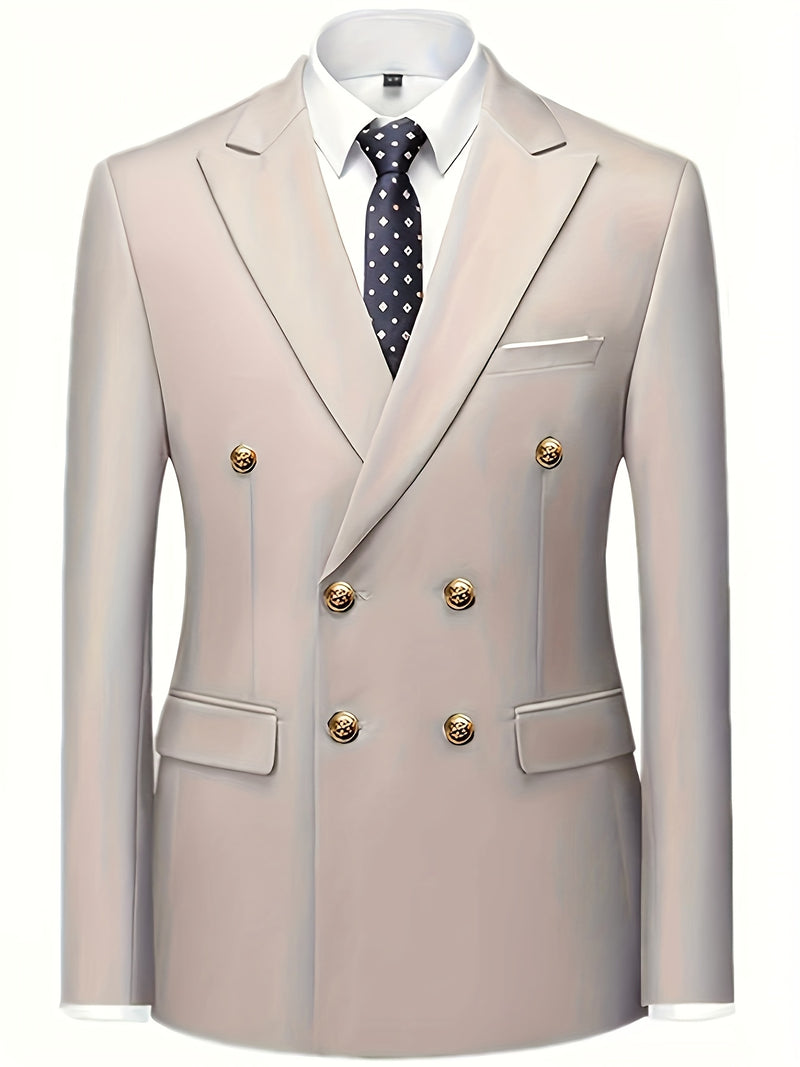 Men'S Premium Two-Piece Suit - Tailored Business Casual Blazer And Trousers.